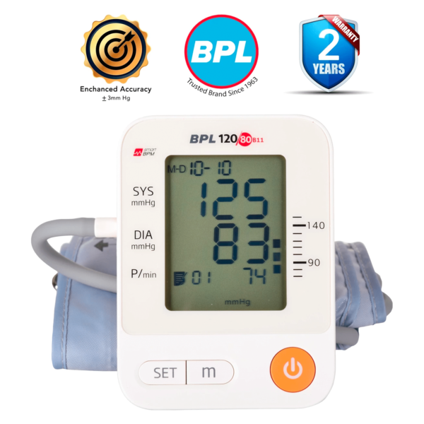 Bpl Automatic 120/80 B11 White Bp Monitor - Image 4